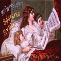Cartoon of Winslows Soothing Syrup, the primary ingredients were morphine and alcohol.